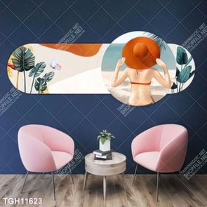 Tranh decor 3D trang trí độc đáo