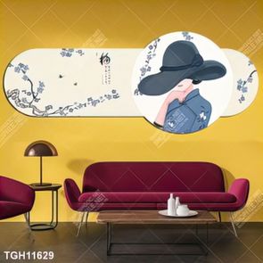 Tranh ghép tráng gương treo trang trí tường