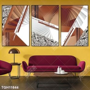 Tranh decor phong cách nội thất tối giản