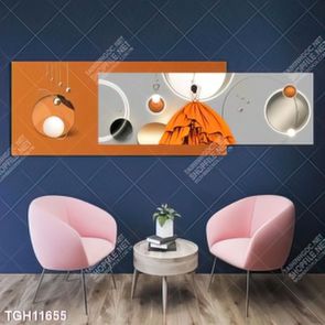 Tranh ghép 3d in vải canvas