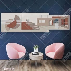 Tranh treo tường 3D đẹp cho phòng khách hiện đại
