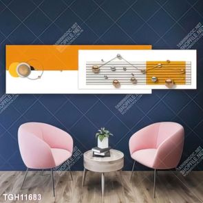 Tranh canvas decor phòng khách đẹp hiện đại