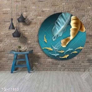 Tranh treo phòng khách đẹp ghép bộ