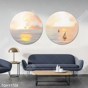 Tranh treo tường ghép bộ nhiều tấm đẹp hiện đại