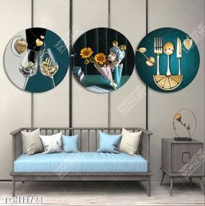 Tranh decor phong cách nội thất tối giản