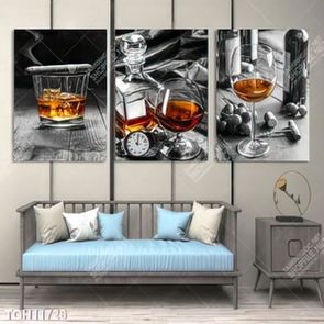 Tranh canvas decor phòng khách đẹp hiện đại