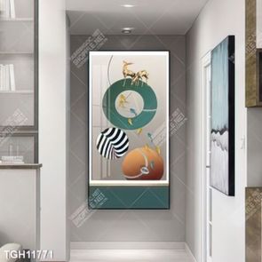 Tranh treo phòng khách đẹp ghép bộ