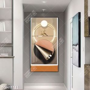 Tranh decor phong cách nội thất tối giản