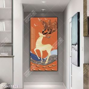 Tranh ghép 3d in vải canvas