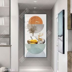 Tranh decor phong cách nội thất tối giản