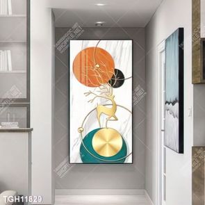 Tranh canvas decor phòng khách đẹp hiện đại