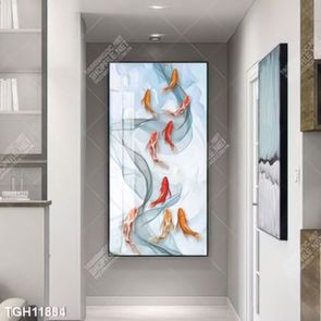 Tranh canvas decor phòng khách đẹp hiện đại