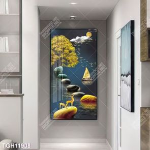 Tranh ghép tráng gương treo trang trí tường