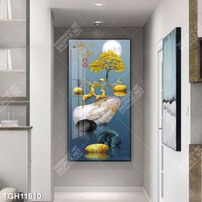 Tranh treo tường ghép bộ nhiều tấm đẹp hiện đại