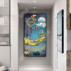 Tranh ghép theo bộ trang trí tường nhà độc đáo