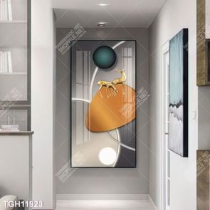 Tranh decor phong cách nội thất tối giản