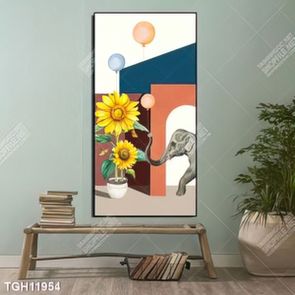 Tranh treo tường phòng khách mẫu mới nhất