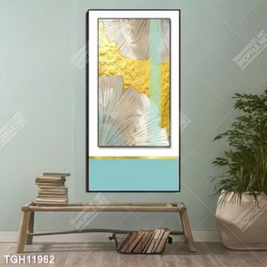 Tranh ghép tôn vẻ đẹp mảng tường trắng
