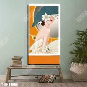 Tranh decor phong cách nội thất tối giản