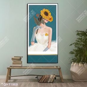 Tranh canvas decor phòng khách đẹp hiện đại