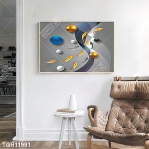 Tranh canvas decor phòng khách đẹp hiện đại