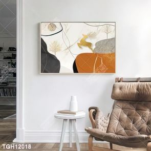 Tranh treo phòng khách đẹp ghép bộ