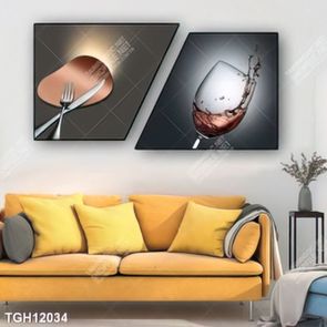 Tranh canvas decor phòng khách đẹp hiện đại