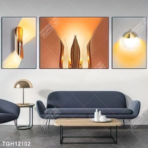 Tranh ghép 3d in vải canvas