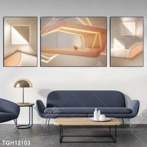 Tranh ghép tráng gương treo trang trí tường