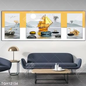 Tranh decor phong cách nội thất tối giản