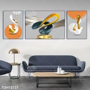 Tranh canvas decor phòng khách đẹp hiện đại