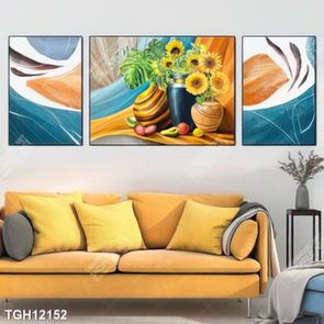 Tranh decor phong cách nội thất tối giản