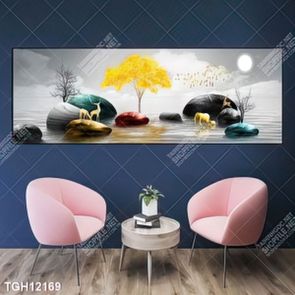 Tranh treo tường phòng khách đẹp, sang trọng và hiện đại
