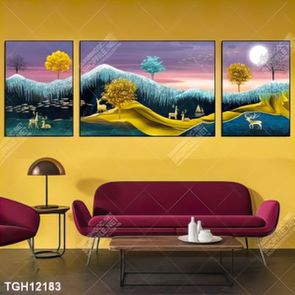 Tranh treo tường phòng khách mẫu mới nhất