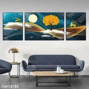 Tranh decor phong cách nội thất tối giản