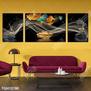 Tranh treo tường 3D đẹp cho phòng khách hiện đại
