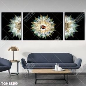 Tranh ghép 3d in vải canvas