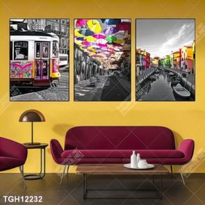 Tranh treo tường 3D đẹp cho phòng khách hiện đại