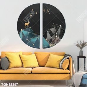 Tranh ghép 3d in vải canvas
