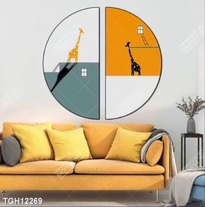 Tranh ghép theo bộ trang trí tường nhà độc đáo