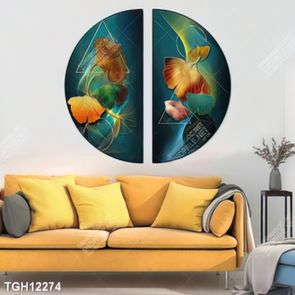 Tranh decor phong cách nội thất tối giản