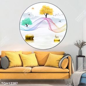 Tranh treo tường 3D đẹp cho phòng khách hiện đại