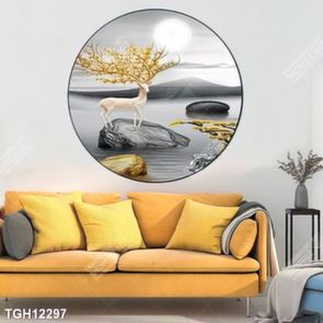 Tranh ghép 3d in vải canvas