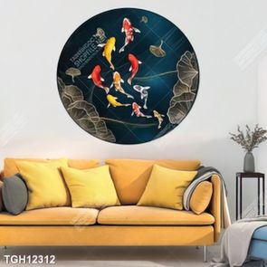 Tranh ghép 3d in vải canvas