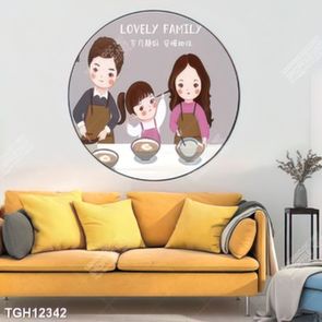 Tranh ghép theo bộ trang trí tường nhà độc đáo