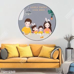 Tranh ghép tôn vẻ đẹp mảng tường trắng