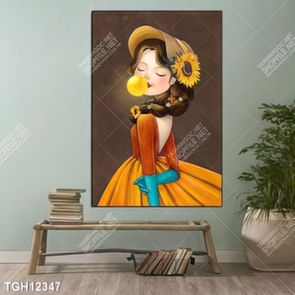 Tranh decor phong cách nội thất tối giản