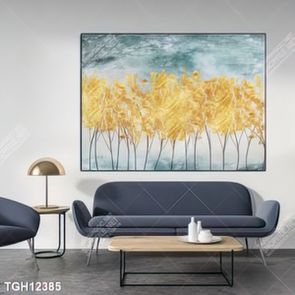 Tranh ghép tôn vẻ đẹp mảng tường trắng