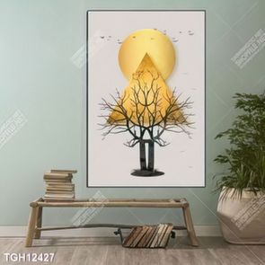 Tranh ghép theo bộ trang trí tường nhà độc đáo
