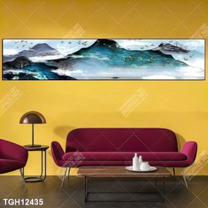 Tranh canvas decor phòng khách đẹp hiện đại